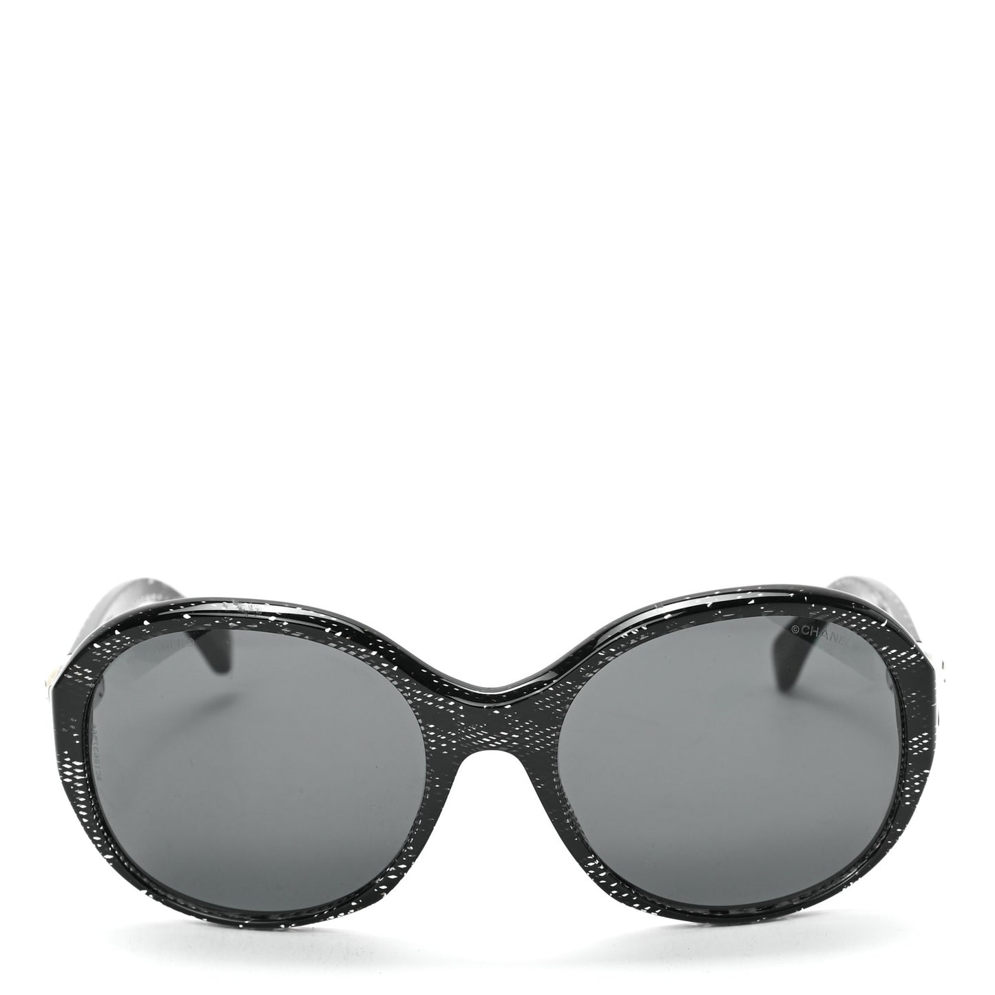 Glitter Acetate CC Pearl Sunglasses 5211-H Black