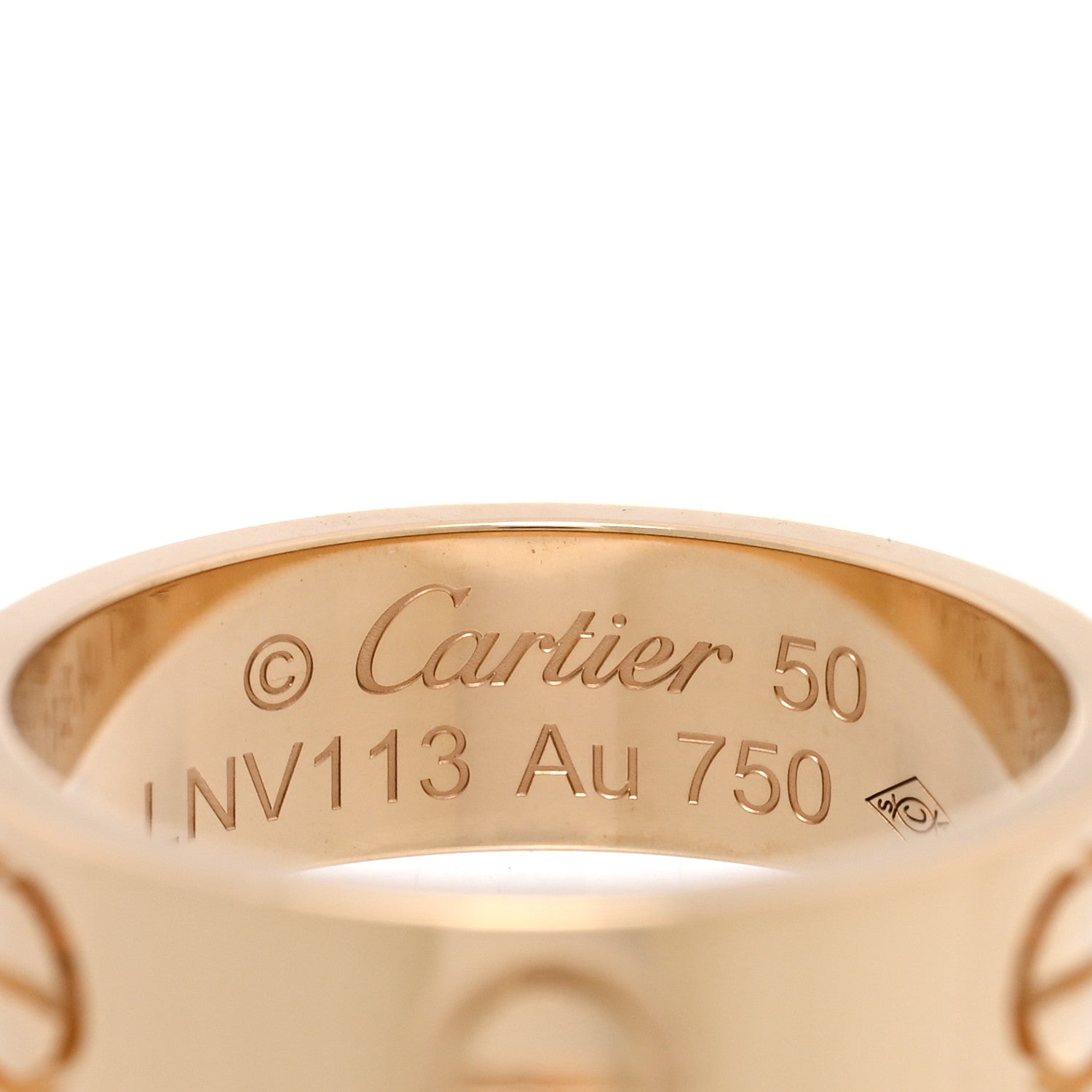 Cartier 18K Yellow Gold 5.5mm LOVE Ring 50 5.25 4 of 5