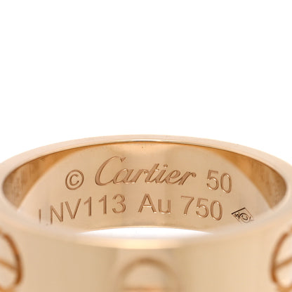 Cartier 18K Yellow Gold 5.5mm LOVE Ring 50 5.25 4 of 5