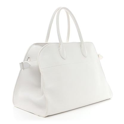 The Row Matte Grained Calfskin Soft Margaux 15 White 3 of 9