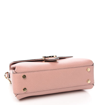 Gucci Dollar Calfskin Interlocking G Top Handle Shoulder Bag Soft Pink 3 of 9