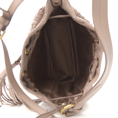 Miu Miu Nappa Matelasse Bucket Bag Cammeo 5 of 11