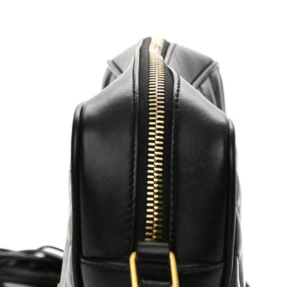 Saint Laurent Calfskin Matelasse Monogram Lou Camera Bag Black 9 of 10