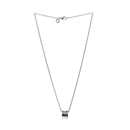 Bulgari 18K White Gold B.Zero1 Pendant Necklace 3 of 7