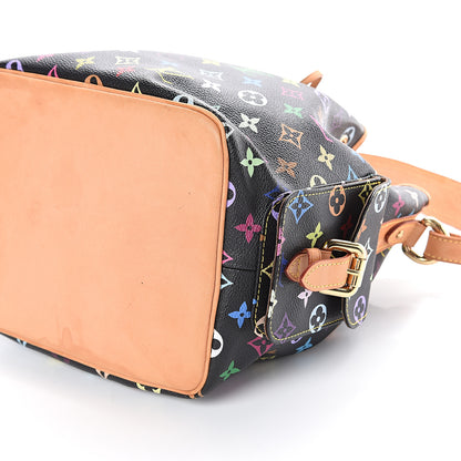 Louis Vuitton Monogram Multicolor Petit Noe Black 7 of 7