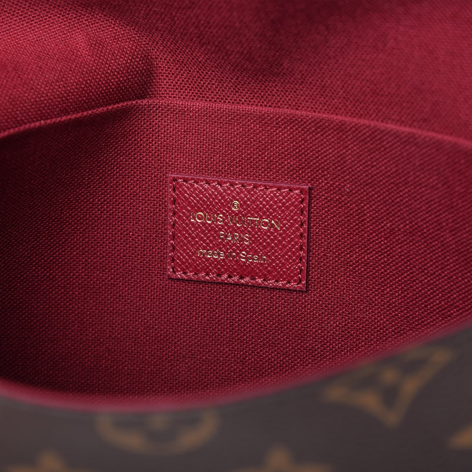Louis Vuitton Monogram Pochette Felicie Chain Wallet Fuchsia 8 of 11