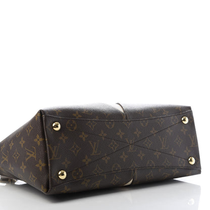 Louis Vuitton Monogram Braided V Tote MM Creme 5 of 9