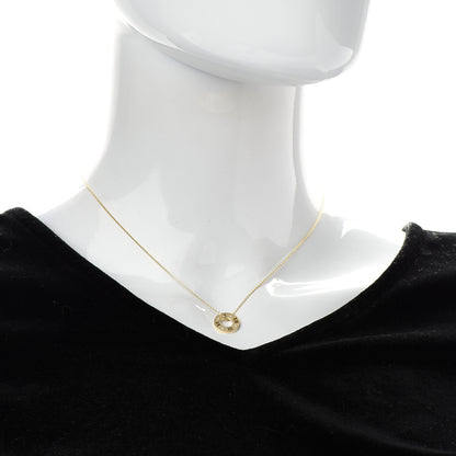 Tiffany 18K Yellow Gold Diamond Atlas Pierced Pendant Necklace 2 of 7