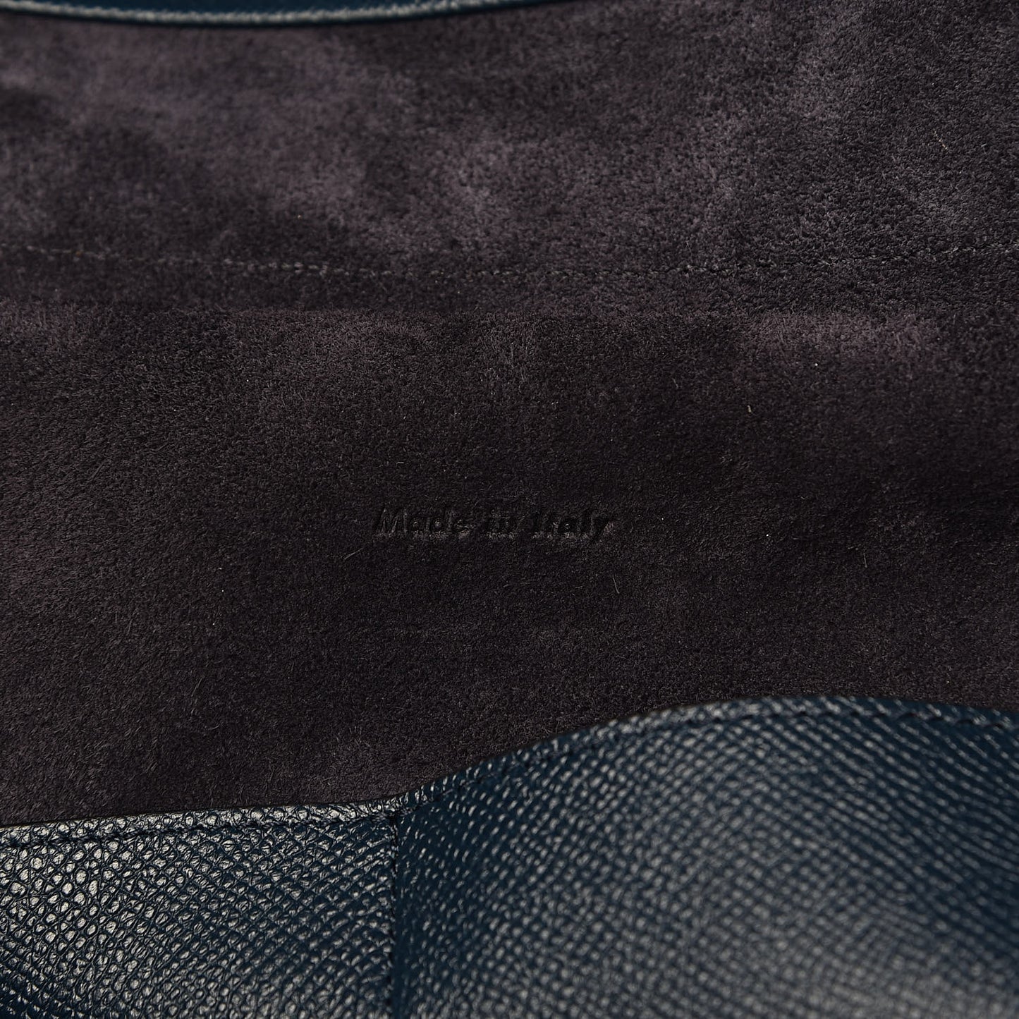 Grained Calfskin Mini Belt Bag Deepsea