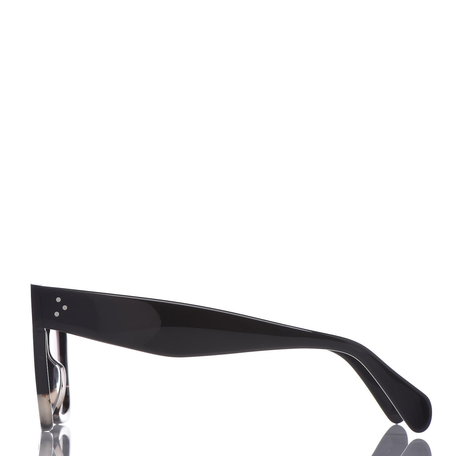 Celine Acetate Cat Eye Sunglasses CL40004I Havana Black 2 of 7