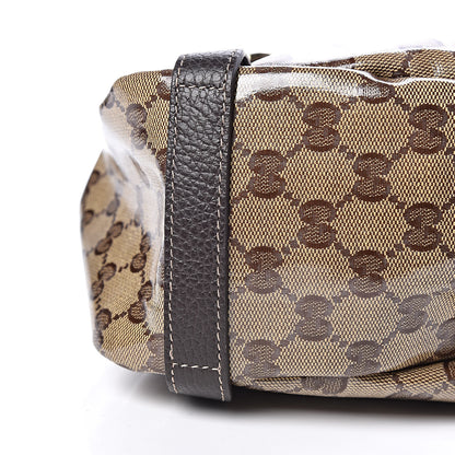 Gucci Crystal Monogram Medium Abbey Shoulder Bag Dark Brown 8 of 9