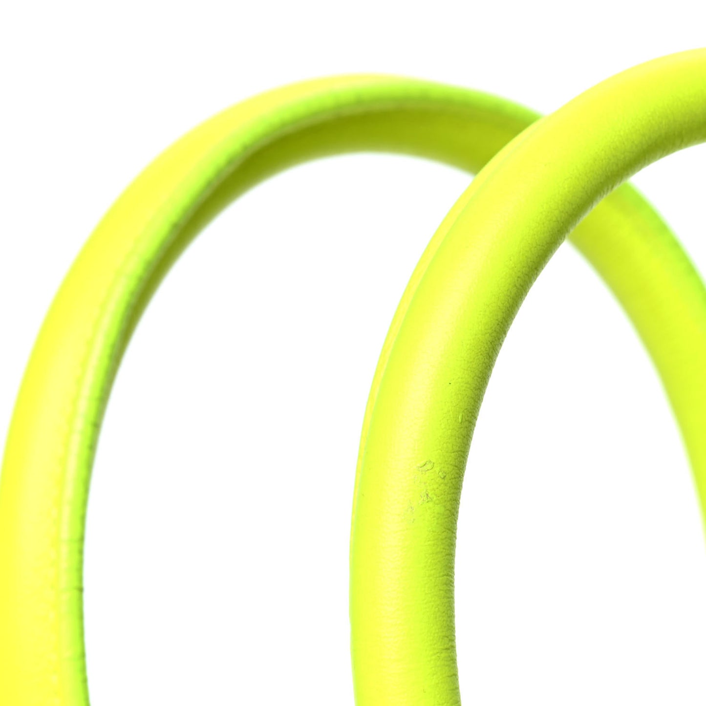 Calfskin Small Sac De Jour Bag Neon Yellow