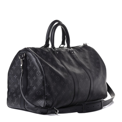 Louis Vuitton Monogram Eclipse Keepall Bandouliere 45 3 of 9