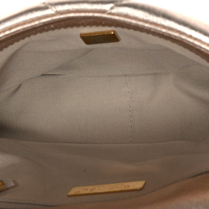 Chanel Metallic Lambskin Quilted Medium Chanel 19 Flap Gold 5 of 11
