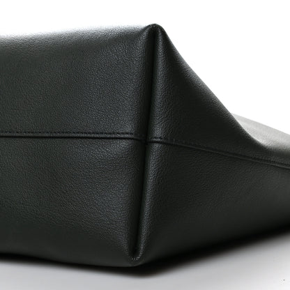 Saint Laurent Calfskin Large Shopping Tote Dark Green 12 of 13
