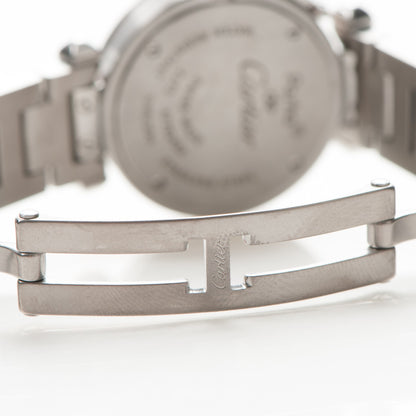 Cartier Stainless Steel 27mm Miss Pasha Quartz Watch Silver 7 of 8