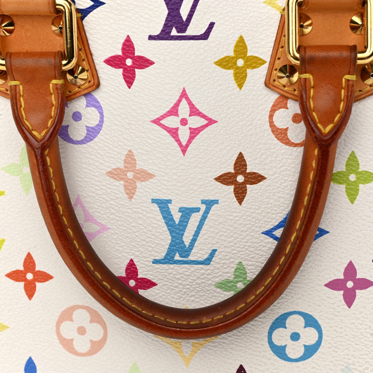 Monogram Multicolor Trouville White