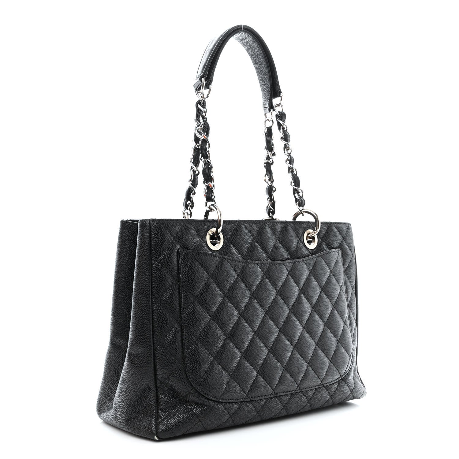 Chanel Caviar Quilted Grand Shopping Tote GST Black 3 of 14