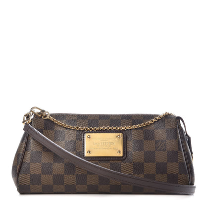 Louis Vuitton Damier Ebene Eva Clutch 1 of 10
