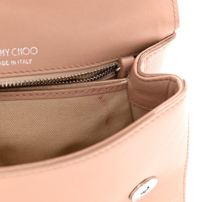 Jimmy Choo Calfskin Crystal Medium Cheri Top Handle Bag Powder Pink 13 of 17