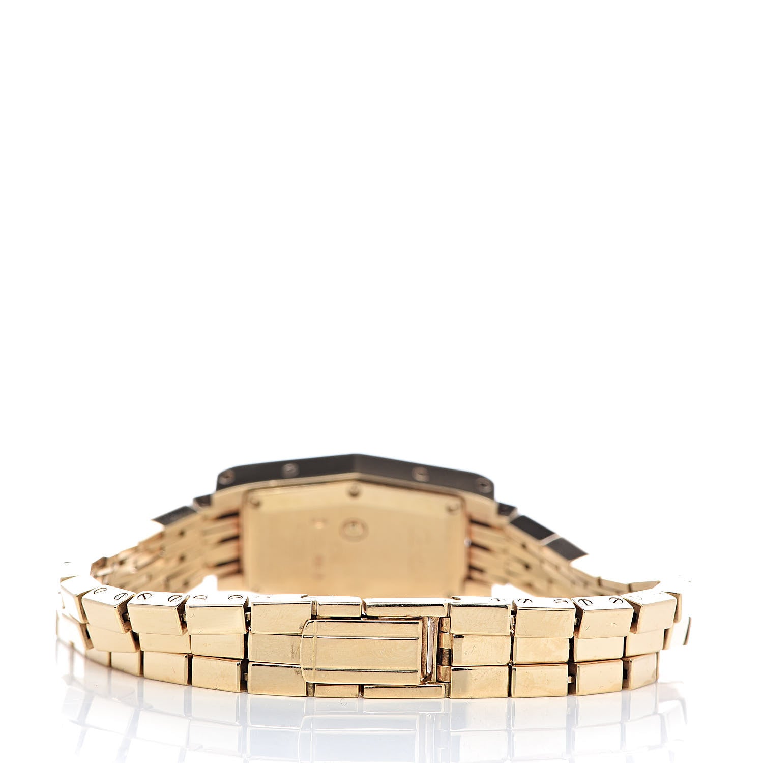 Cartier 18K Yellow Gold Diamond 18mm Lanieres Quartz Watch 4 of 6