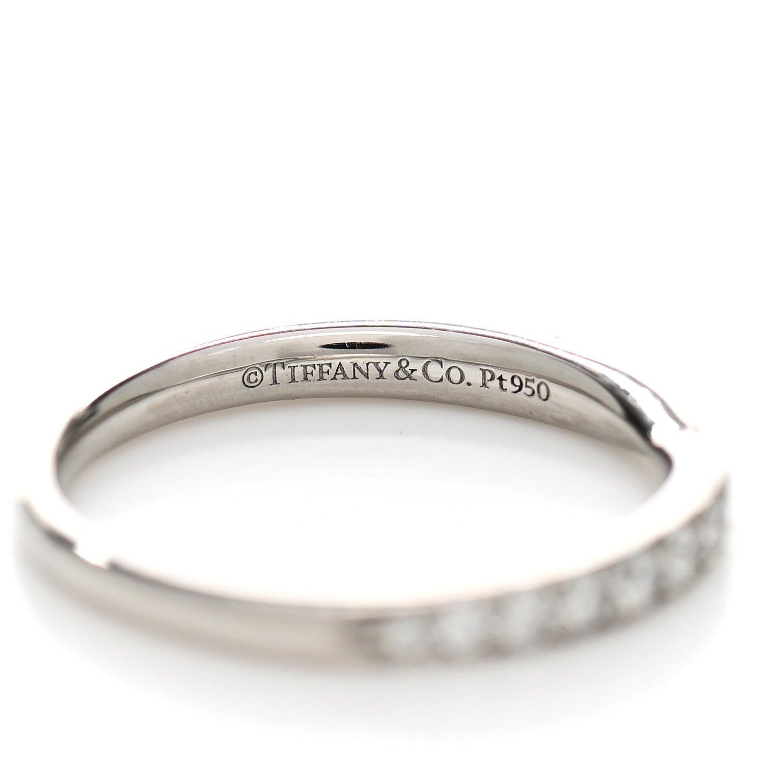 Tiffany Platinum Diamond Harmony Bead-set Band Ring 49 5 4 of 4