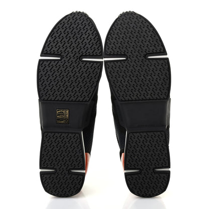 Hermes Suede Mesh Starter Sneakers 41 Black 5 of 10