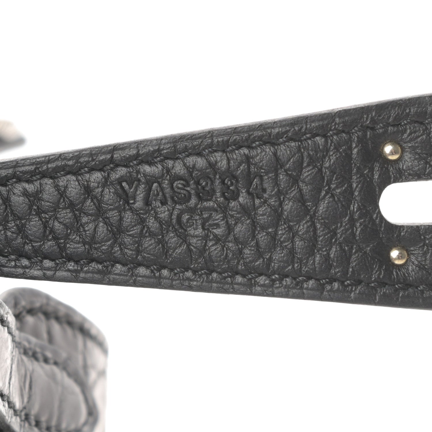 Hermes Taurillon Clemence Matte Niloticus Crocodile Touch Lindy 26 Black 7 of 11