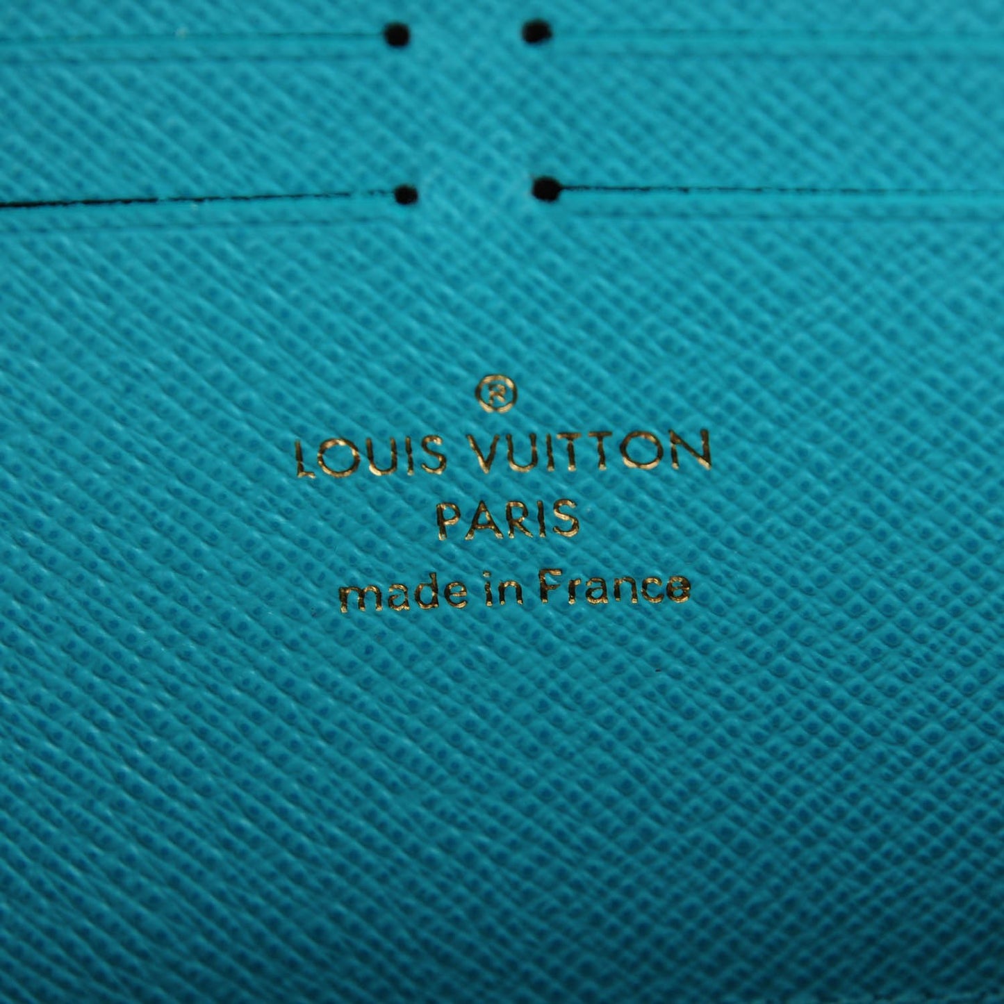 Monogram Clemence Wallet Turquoise