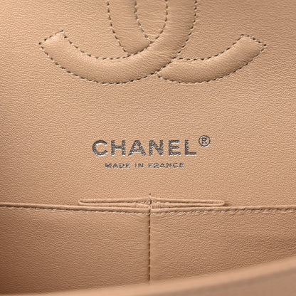 Chanel Caviar Quilted Medium Double Flap Beige 6 of 9