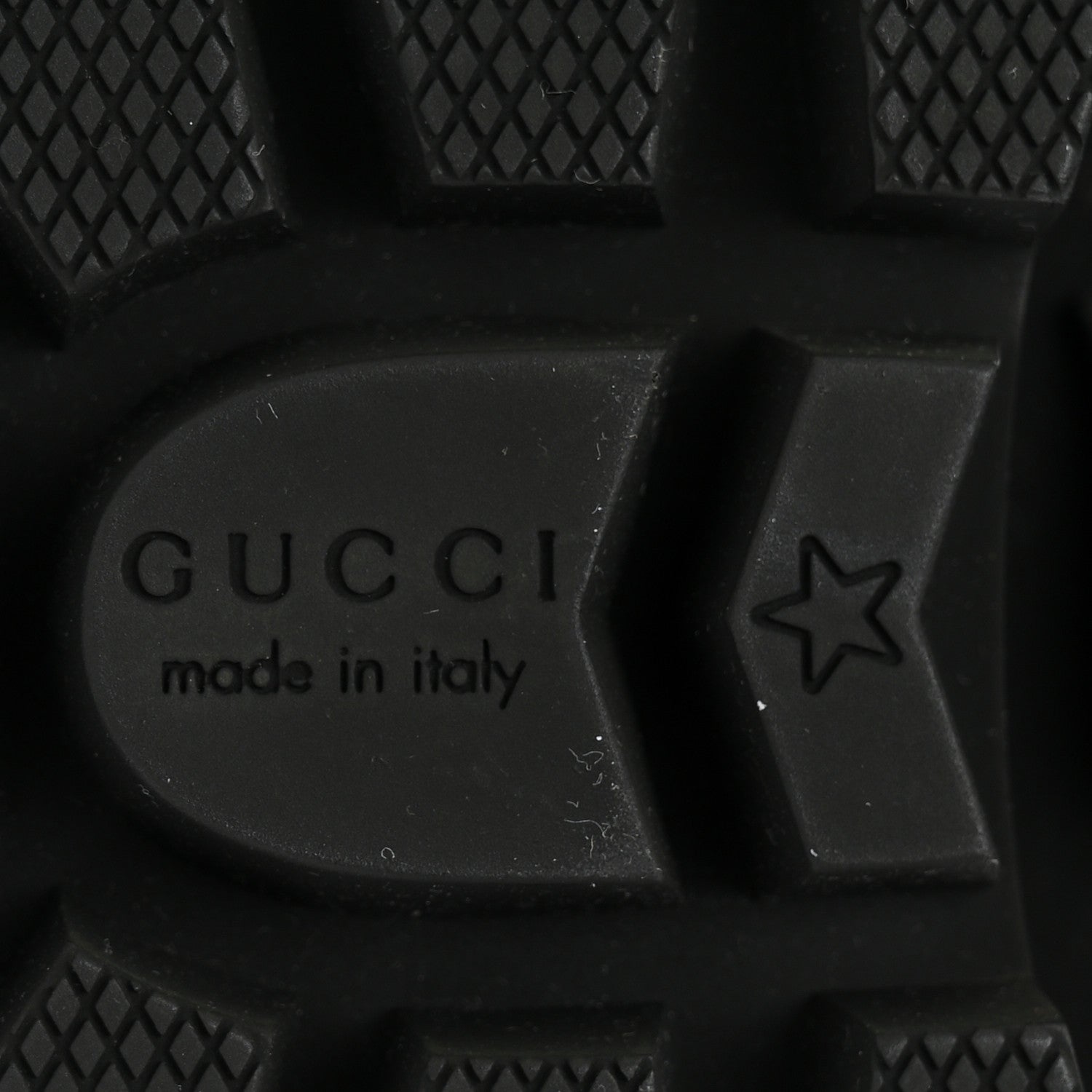 Gucci Calfskin Sylvie Web Womens Lace Up Combat Boots 37 Black 8 of 9