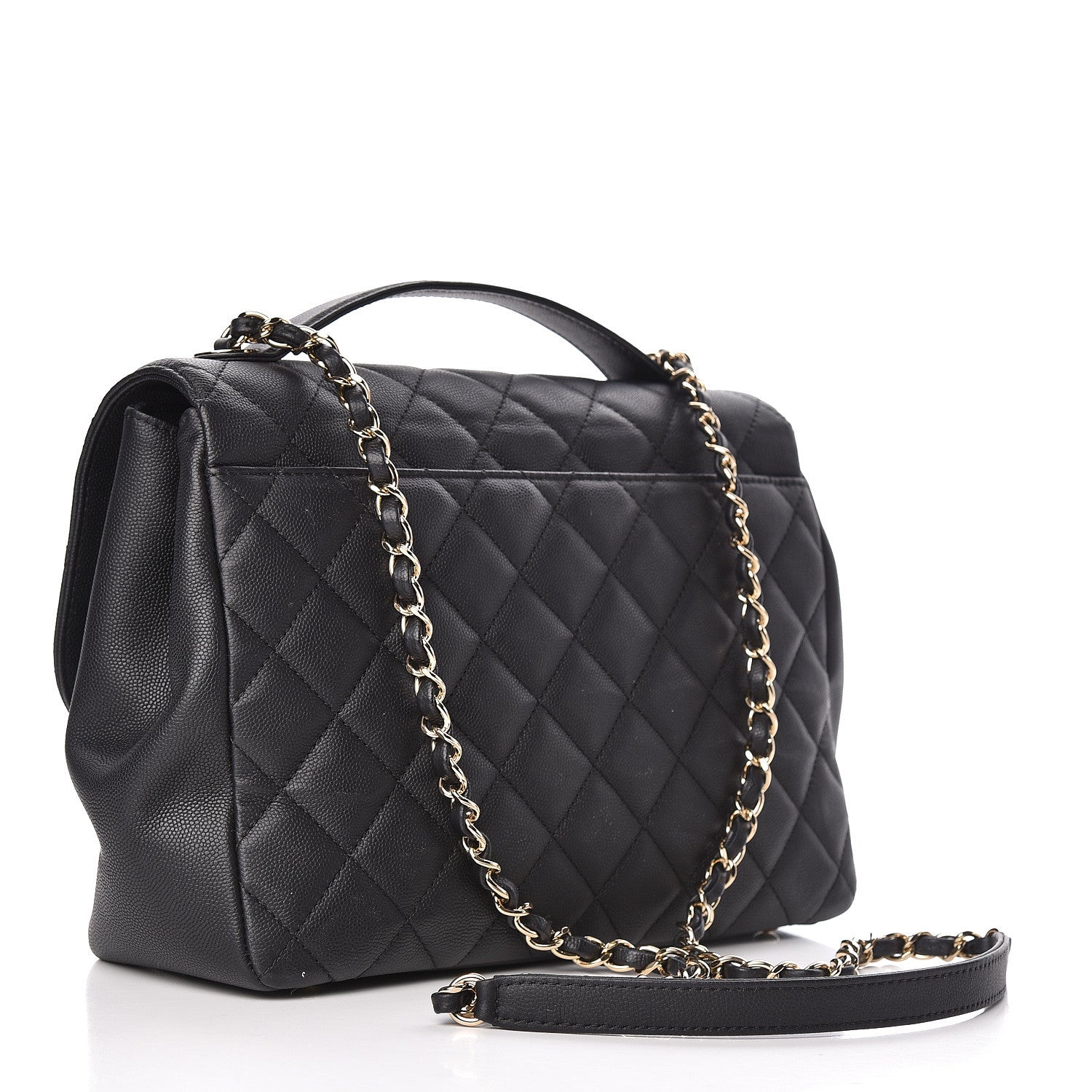 Chanel Caviar Quilted Large Business Affinity Flap Black 3 of 11