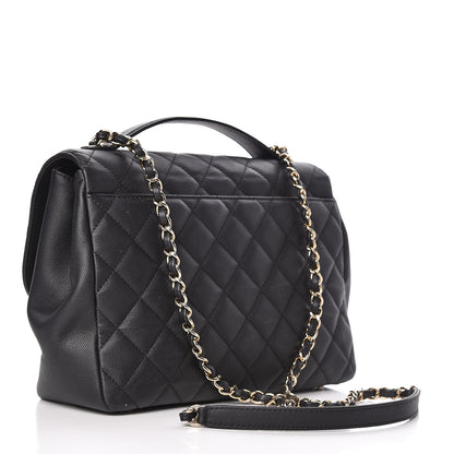 Chanel Caviar Quilted Large Business Affinity Flap Black 3 of 11