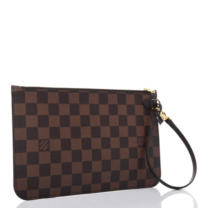 Louis Vuitton Damier Ebene Neverfull MM GM Pochette 3 of 10