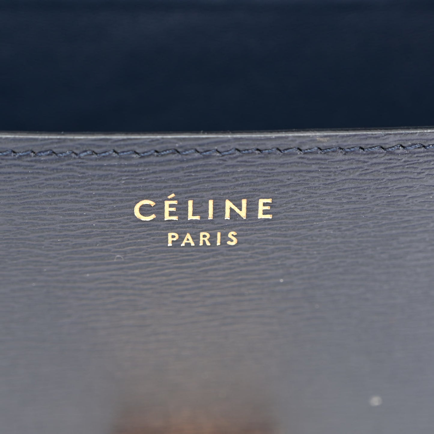 Liege Calfskin Medium Classic Box Flap Bag Dark Blue