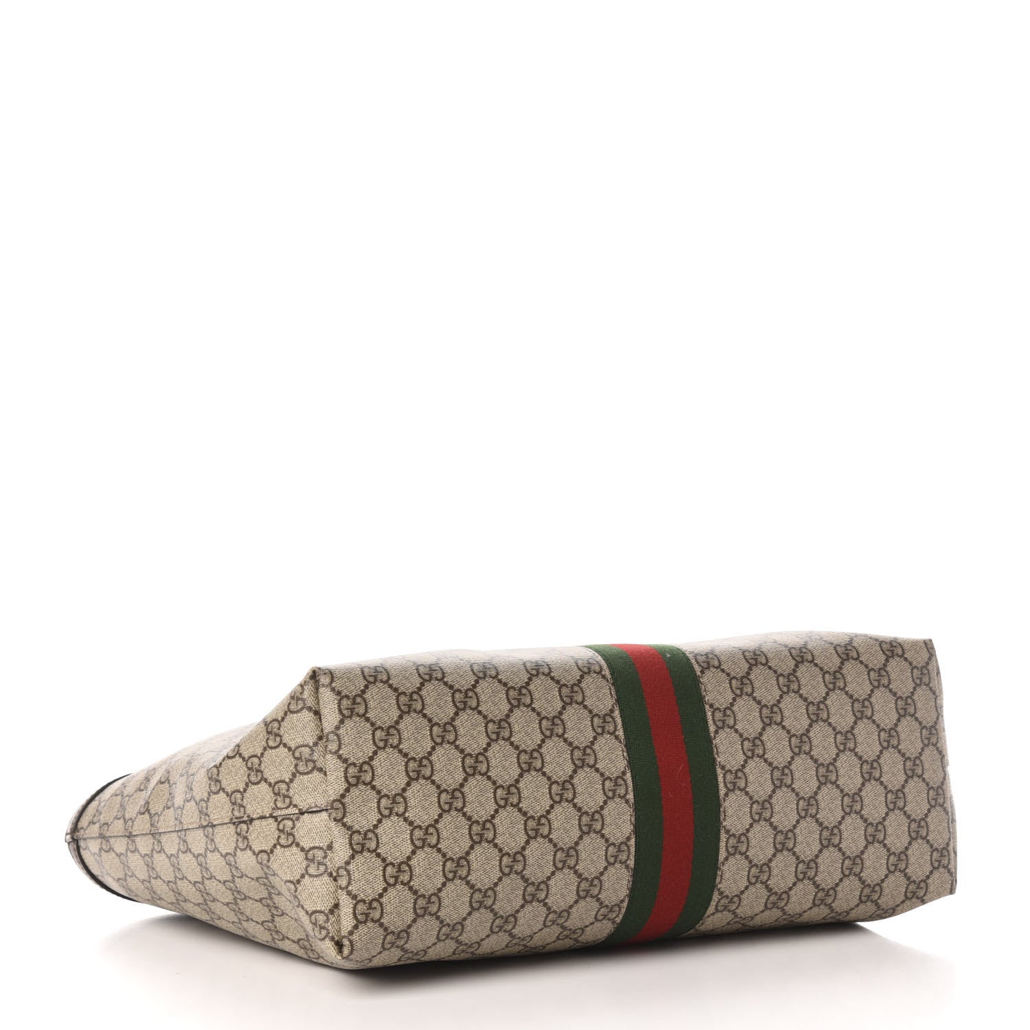 Gucci GG Supreme Monogram Medium Ophidia Shopping Tote Brown 4 of 11