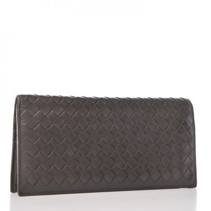 Bottega Veneta Intrecciato Continental Wallet Grey 3 of 17