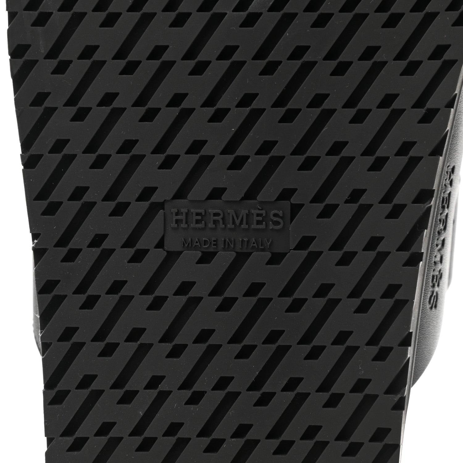Hermes Calfskin Womens Chypre Sandals 36.5 Black 7 of 11