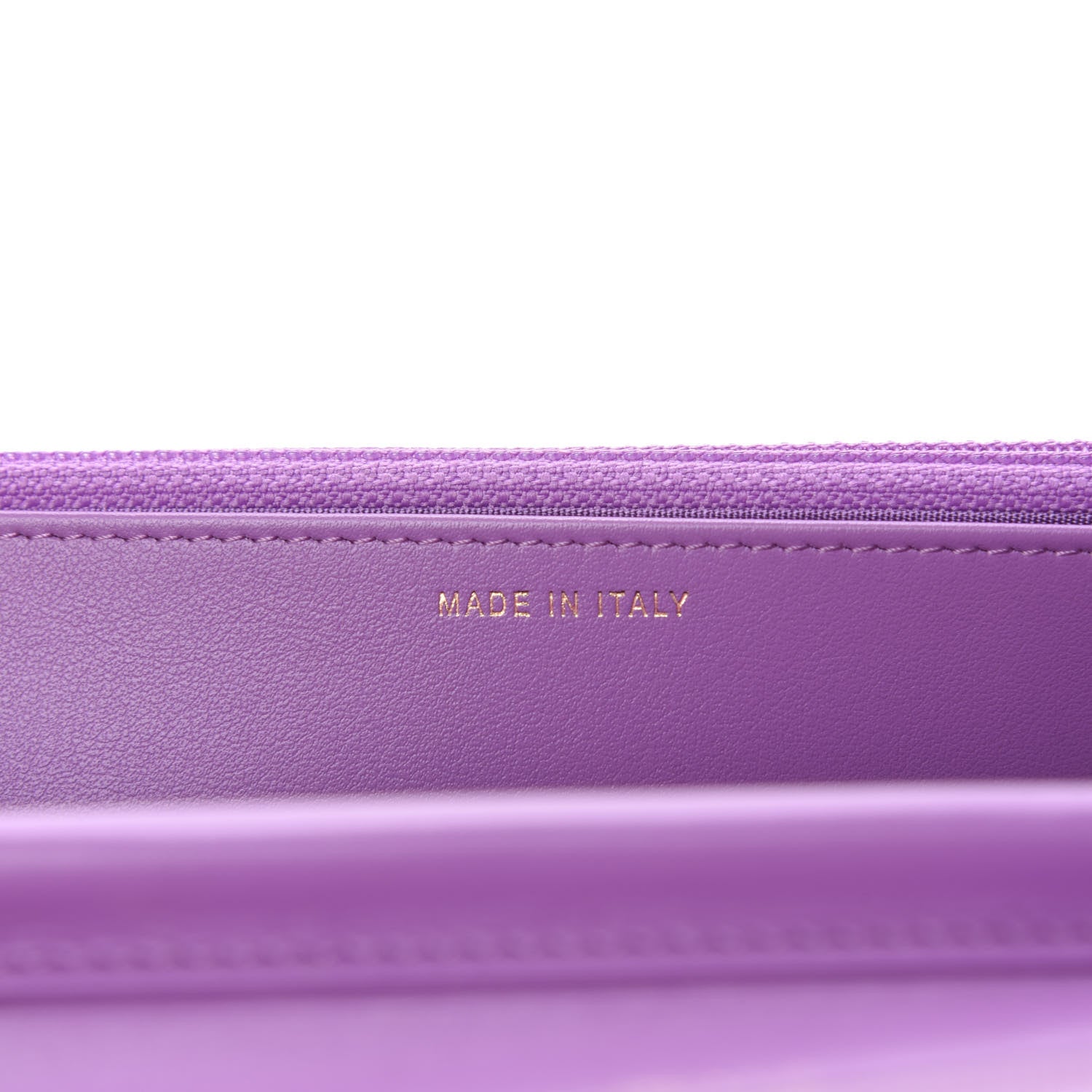 Chanel Caviar Quilted CC Filigree Wallet On Chain WOC Purple 9 of 12