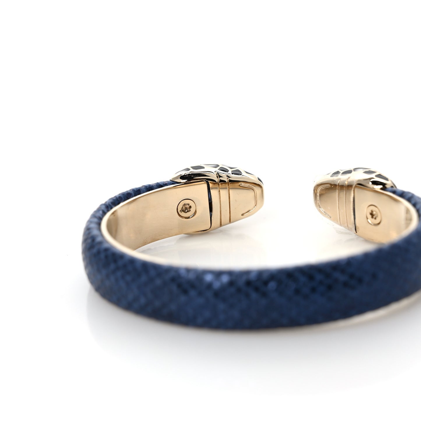 Metallic Karung Serpenti Forever Bracelet Midnight Sapphire