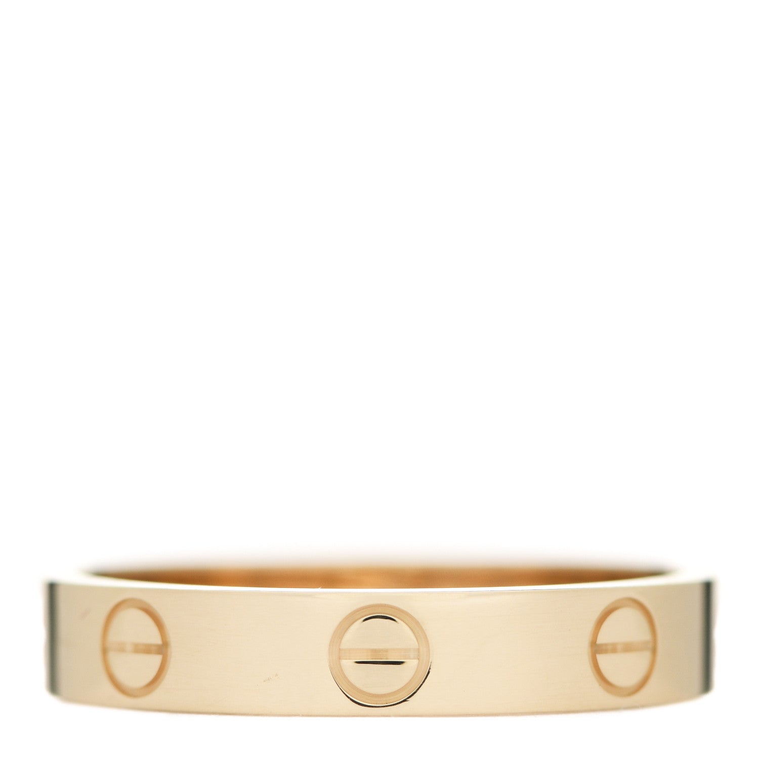 Cartier 18K Yellow Gold 3.5mm LOVE Wedding Band Ring 56 7.5 1 of 4