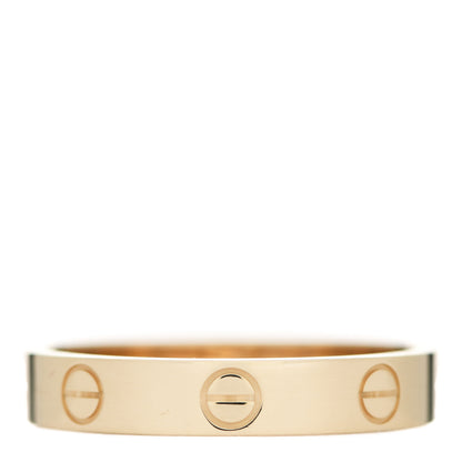 Cartier 18K Yellow Gold 3.5mm LOVE Wedding Band Ring 56 7.5 1 of 4