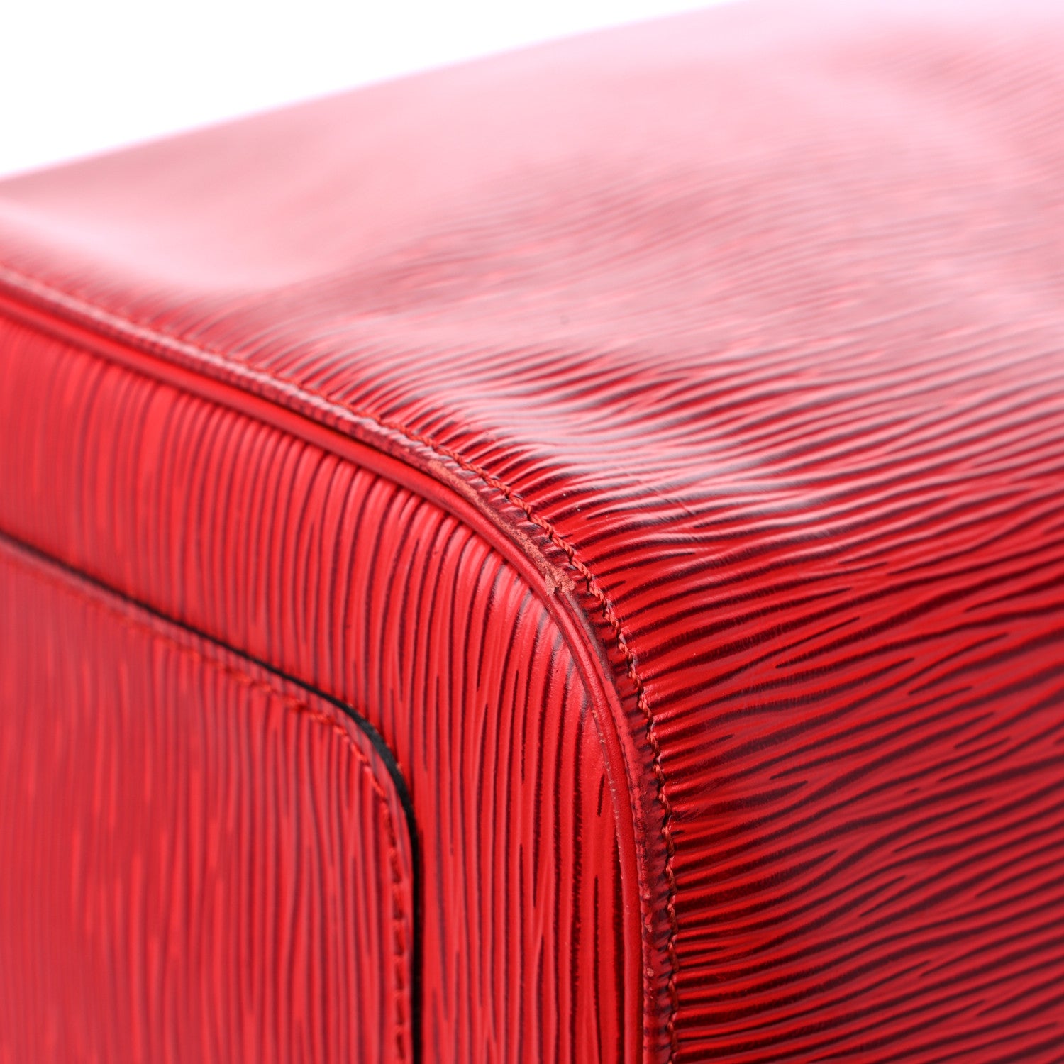 Louis Vuitton Epi Keepall 55 Castillan Red 9 of 16