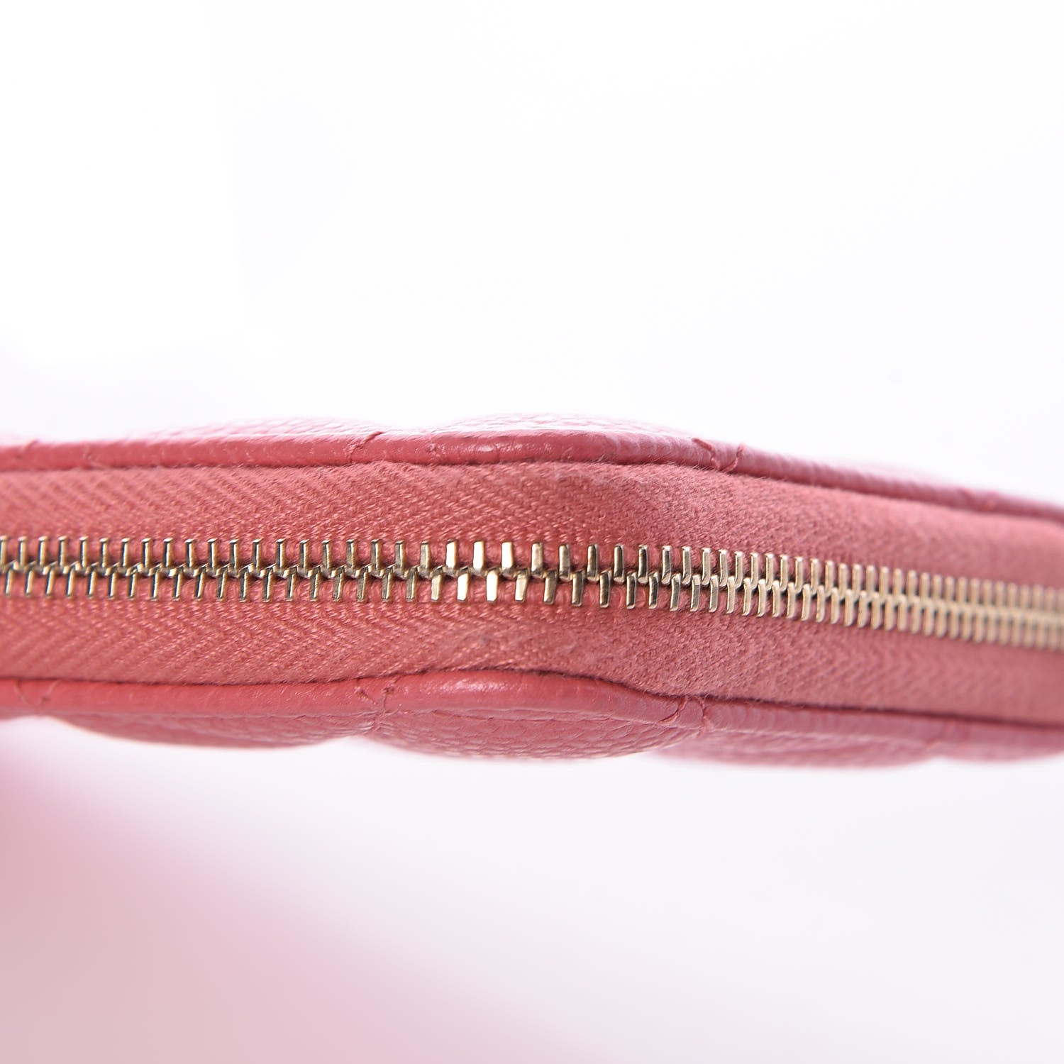 Chanel Iridescent Caviar Quilted Medium Zip Around Wallet Pink 12 of 12