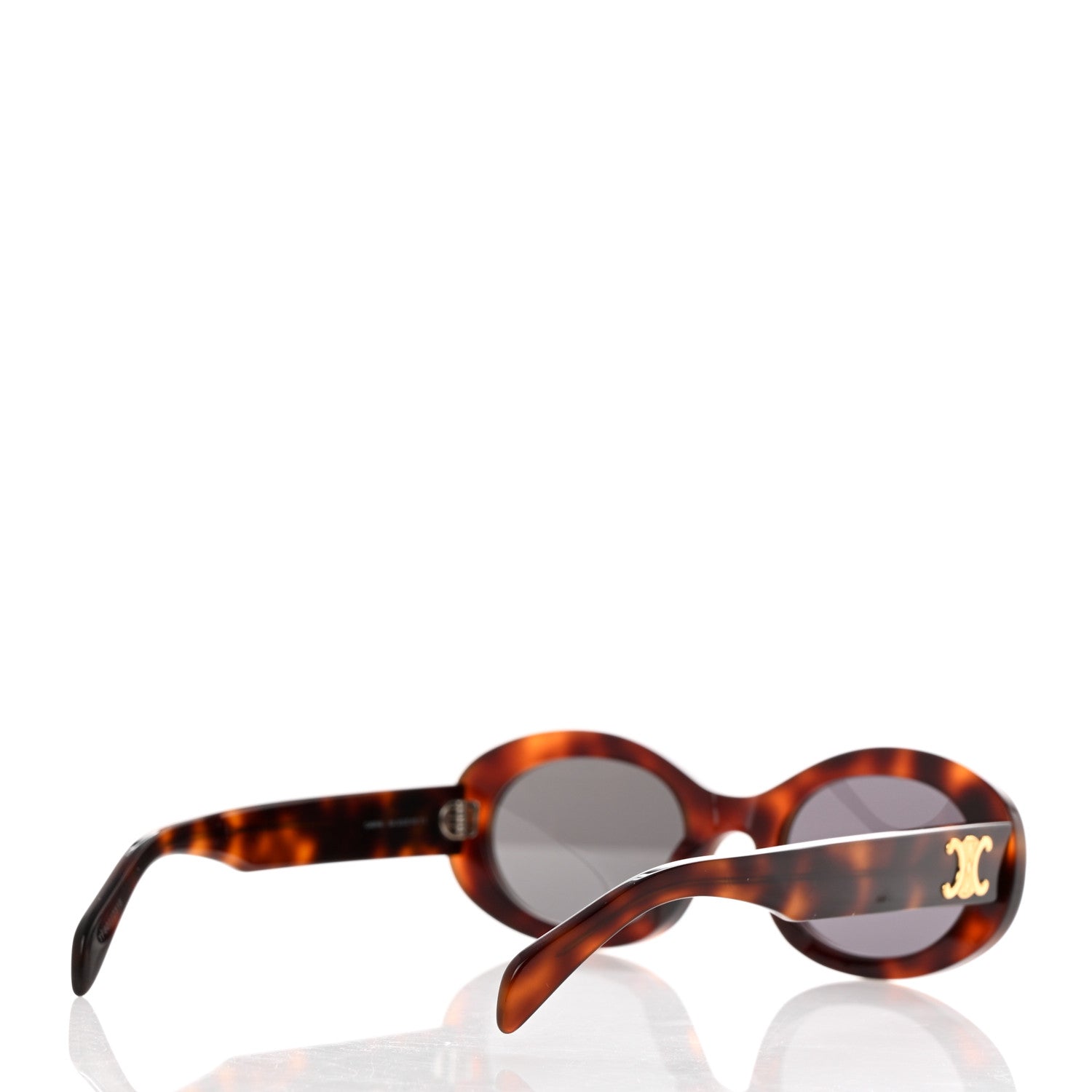 Celine Acetate Triomphe 01 Sunglasses CL 40194U Tortoise 4 of 7