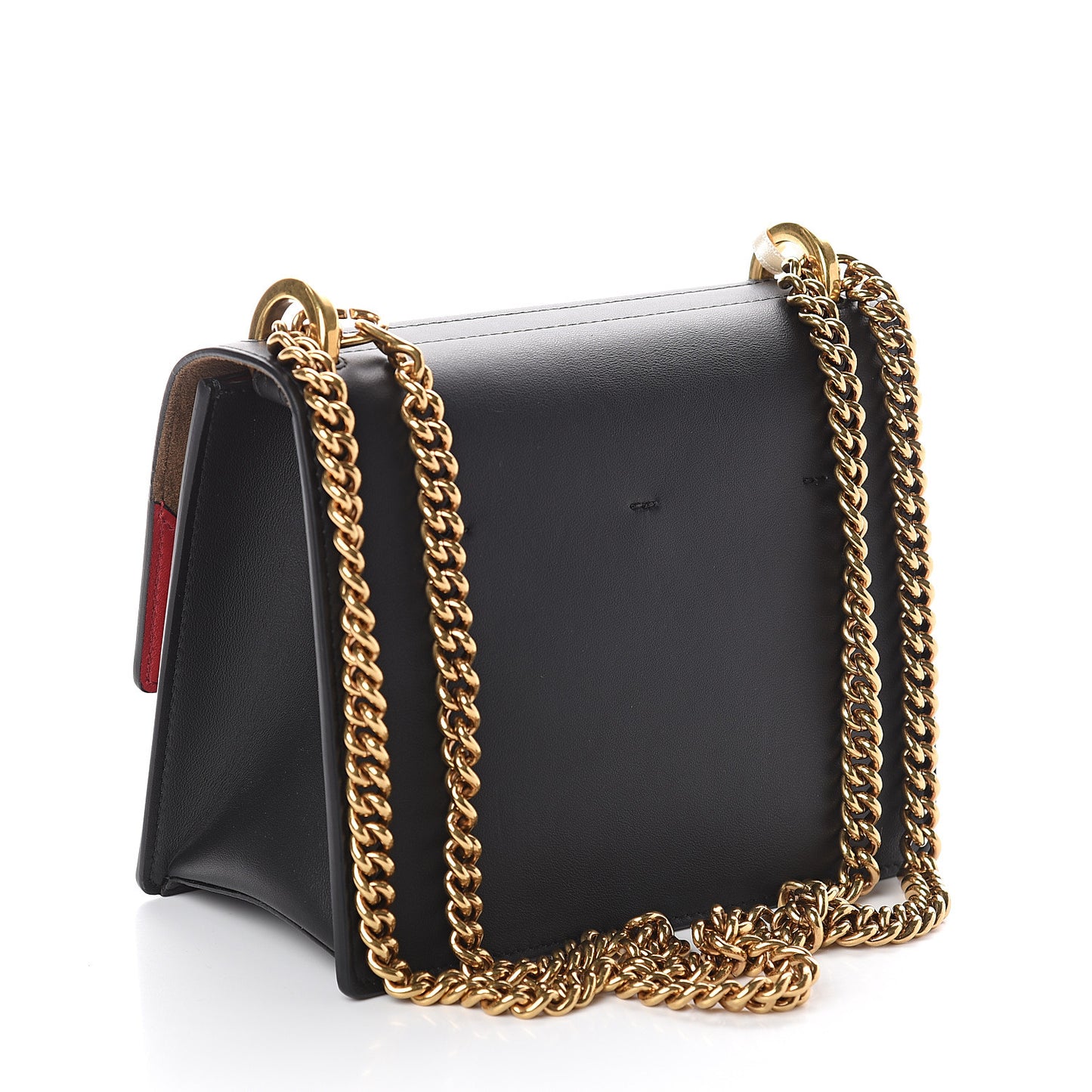 Vitello Grace Matte Small Kan U Shoulder Bag Black