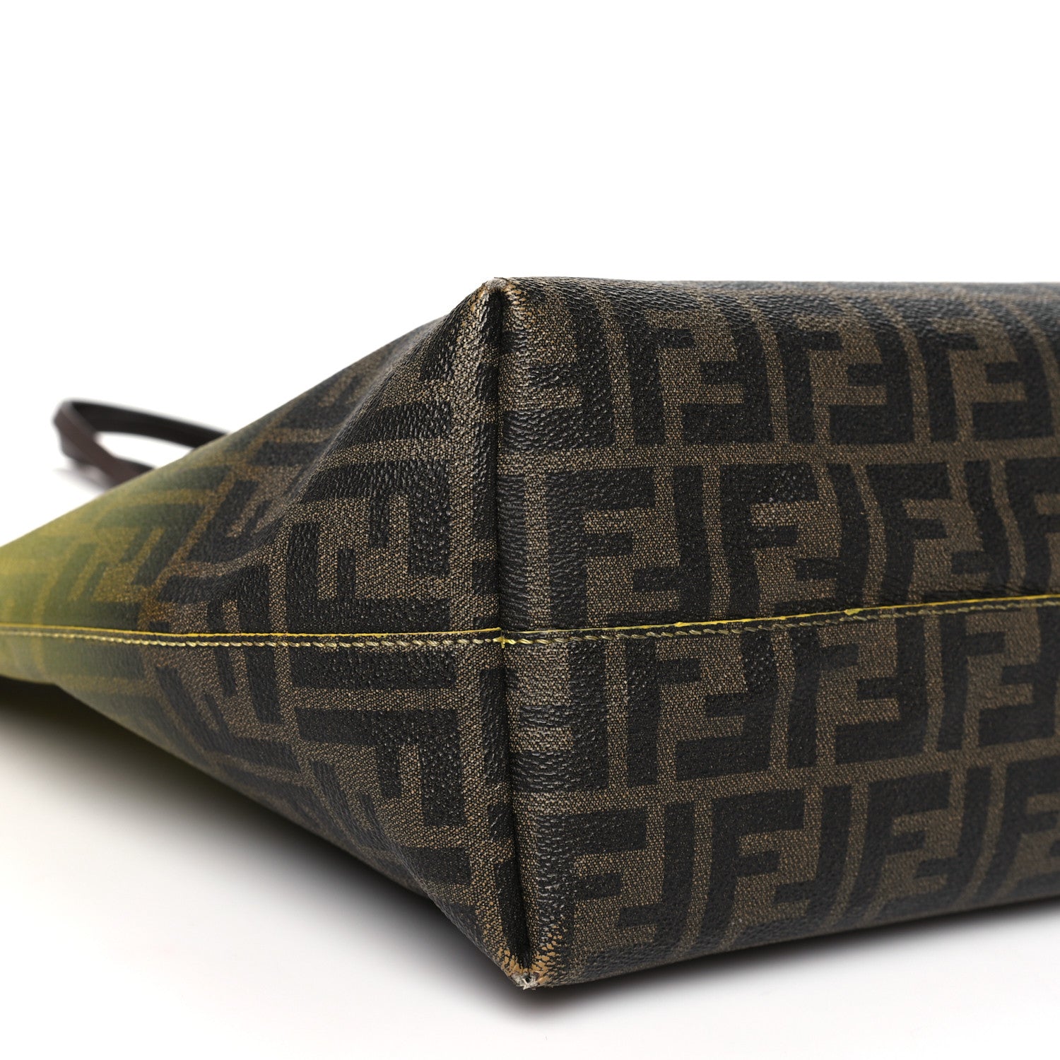 Fendi Zucca Spalmati Ombre Small Roll Tote Tobacco Cedro 9 of 15
