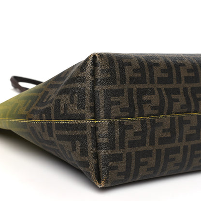 Fendi Zucca Spalmati Ombre Small Roll Tote Tobacco Cedro 9 of 15