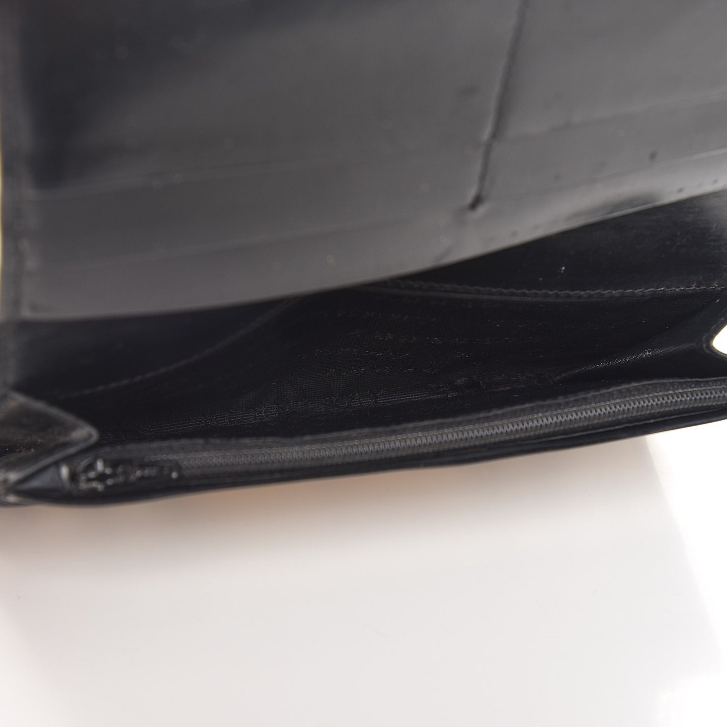 House Check Continental Wallet Black