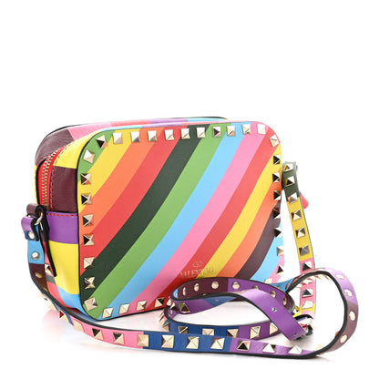 Valentino Garavani Vitello 1973 Rockstud Camera Crossbody Bag Multicolor 3 of 10